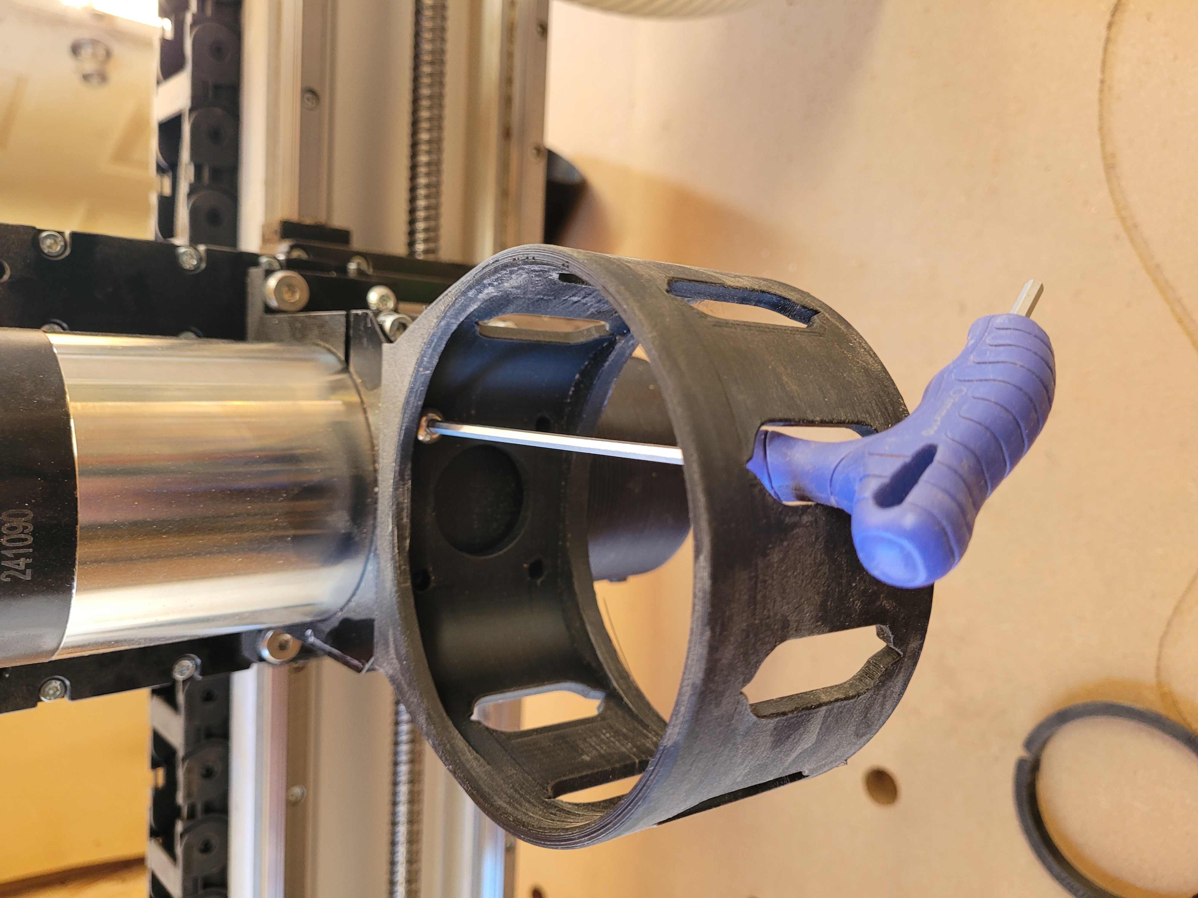 Step 3: Using hex wrench